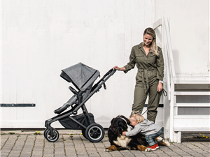 Thule Thule Sleek Infant Stroller Bundle 3in1 green on black